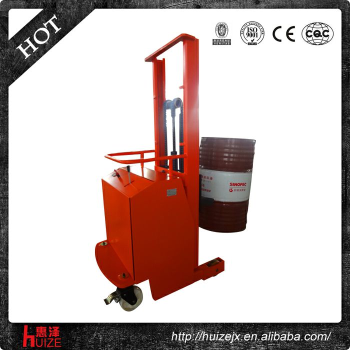 2半電動(dòng)配重油桶車（無底腿，只堆垛，不翻轉(zhuǎn)）